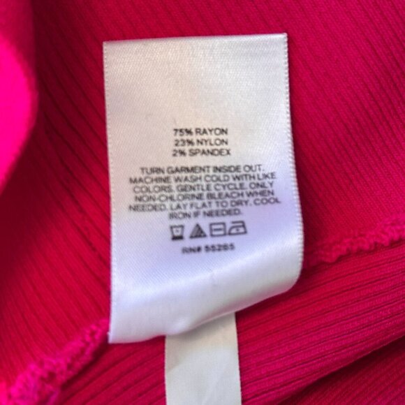 Express Body Contour Wrap Sweater Crop Top Womens Size XL Pink Legally Blonde - Picture 11 of 11